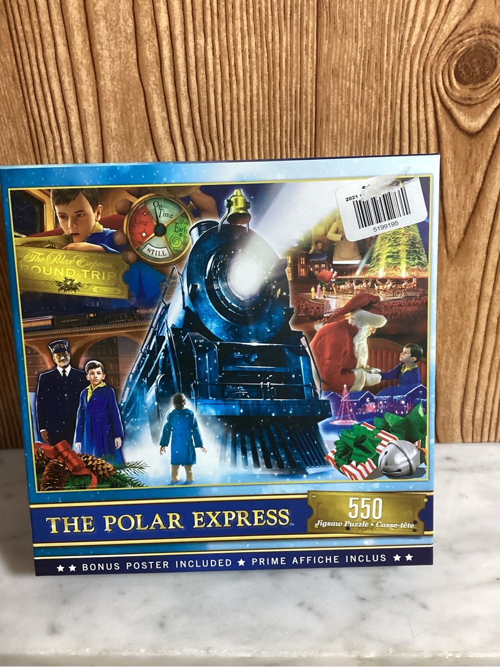 The Polar Express 550-Piece Jigsaw Puzzle with poster